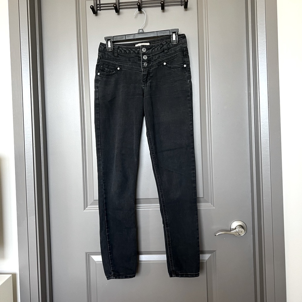 Black Straight Leg Jeans